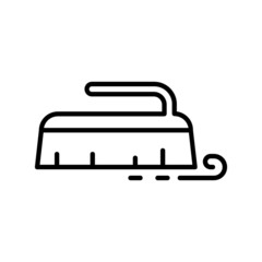ironing icon black design vector