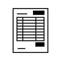 Invoice icon
