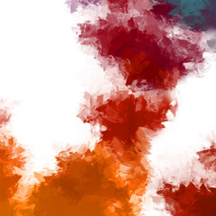 Brushed Painted Abstract Background. Brush stroked painting. Artistic vibrant and colorful wallpaper.