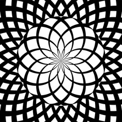 Vector illustration psychedelic spiral effect