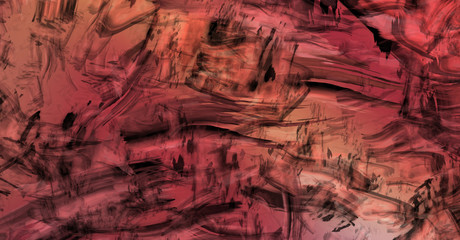 Modern art. Brushed Painted Abstract Background. Brush stroked painting. Strokes of paint. 2D Illustration.´