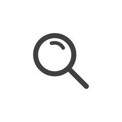Magnifier icon. Search engine. Search concept. Vector illustration
