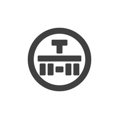 Fototapeta premium Tropical conditions, packaging sign vector icon. filled flat sign for mobile concept and web design. glyph icon. Symbol, logo illustration. Vector graphics