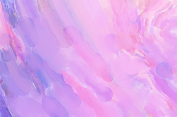 Modern brush strokes painting. Watercolor abstract painting with pastel colors. Soft color painted illustration of calming composition for poster, wall art, banner, card, book cover or packaging.
