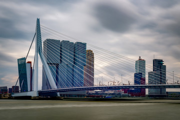 modern buildings in the Dutch city of Rotterdam