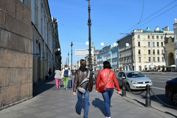 street in the city