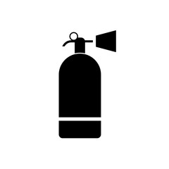 Fire extinguisher icon vector, filled flat sign, solid pictogram isolated on white.