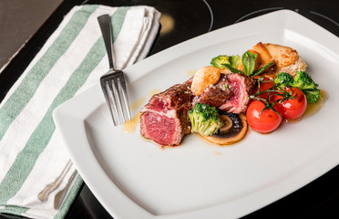 Carne de Novilho com Batata Gratinada