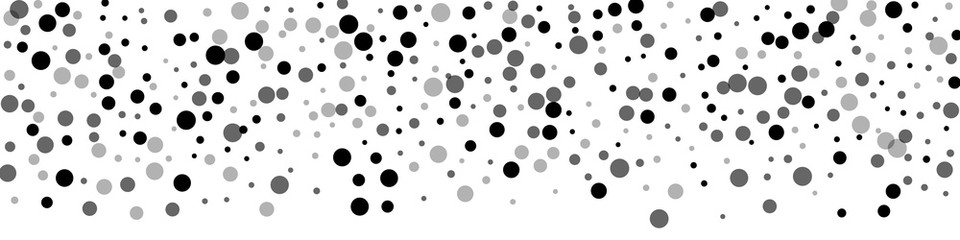 Scattered random black dots. Dark points dispersio