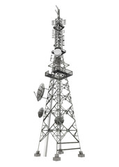 Communication Tower Isolated
