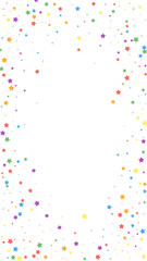 Festive alluring confetti. Celebration stars. Joyo