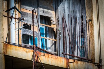 Abandoned Building Window, Ikeshima