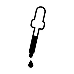 Medicine pipette icon