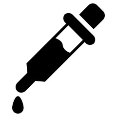 Medicine pipette icon