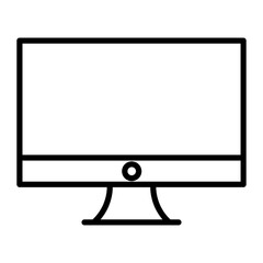 Desktop computer icon