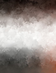 2D illustration of colorful brush strokes. Decorative texture painting. Vibrant paint pattern backdrop.