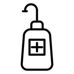 Hand sanitizer icon