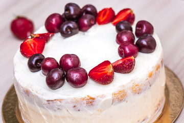 Homemade tasty cake