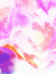 Modern art. Colorful contemporary artwork. Color strokes of paint. Brushstrokes on abstract background. Brush painting.