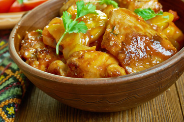 Bulgarian Svinsk or Kavarma Piloshka