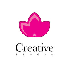 Flower Logo Creative Design Icon Natur
