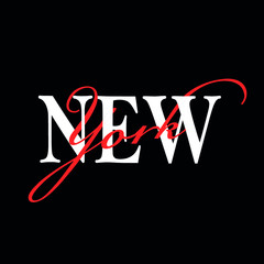 new york slogan for T-shirt printing design and various jobs, typography,  vector.