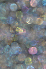 Abstract Bokeh blurred color light multicolored background