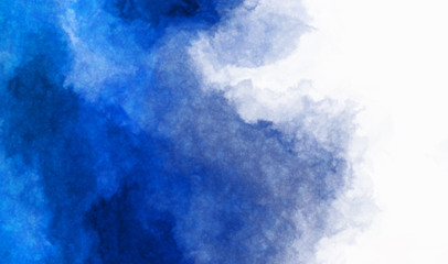 Watercolor painted background. Abstract Illustration wallpaper. Brush stroked painting. 2D Illustration.