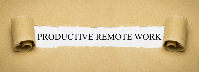 Productive Remote Work