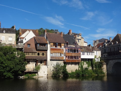 Argenton Sur Creuse, Indre, Centre Val de Loire, France, Creuse, Venise du Berry