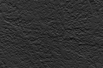 Black stone texture cement concrete, rock plastered wall stucco, painted flat fade background of marble black solid floor grain