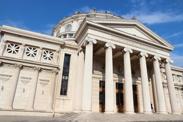 Fototapeta na wymiar Bucharest - Athenaeum