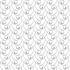 Seamless vector gray wavy ornament. Modern background. Geometric modern pattern