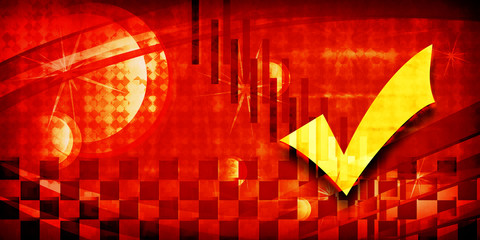 Validation icon summer sunburst sunny orange light banner background dark illustration