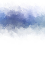 Creative abstract painting. Background with artistic brush strokes. Colorful and vibrant illustration. Painted art.