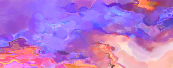 Watercolor strokes on surface. Artistic background image. Abstract painting on canvas. Brushstrokes. Contemporary art. Colorful texture of hand made artwork. Modern painting.