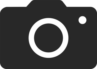 Photo camera web vector icon