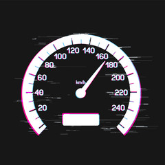 car speed interface glitch design
