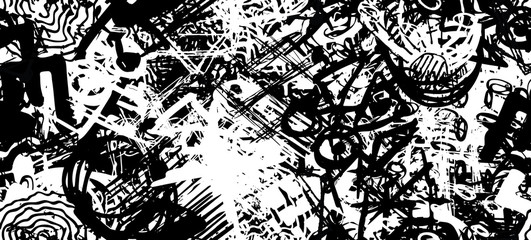 Sketch draw backdrop material. Abstract geometric pattern