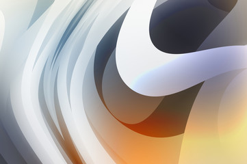 Fototapeta premium Abstract background with colorful gradient. Vibrant graphic wallpaper with stripes design. Fluid 2D illustration of modern movement.