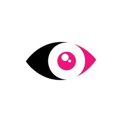 eye icon logo vector template