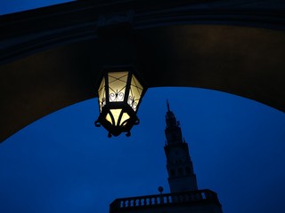 lantern at night