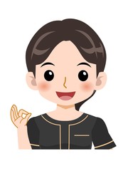 エステサロンの女性