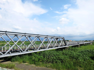 The Huwei Sugar Factory Steel Bridge (虎尾鐵橋) in Huwei, Yunlin County, TAIWAN