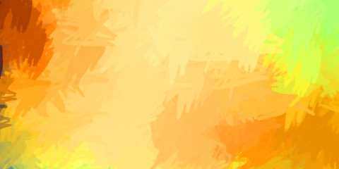 Obraz na płótnie Canvas Abstract background of colorful brush strokes. Brushed vibrant wallpaper. Painted artistic creation. Unique and creative illustration. Brush stroked painting. Wall art.
