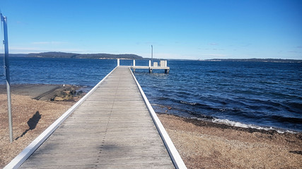 Old Wooden Jetty Lake Macquarie NSW