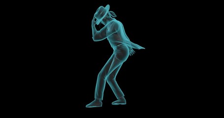 Michael Jackson king of pop Holographic turntable