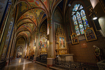 Fototapeta na wymiar Basilica St Peter and St Paul, Vysehrad Praga