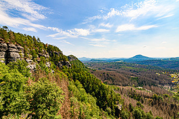 Obraz premium Saxon Switzerland National Park bohemian switzerland 