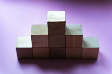 pyramid of cubes